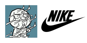 Ironically, the Nike tick showed up when I image searched "good". Fortunately, I was able to find enough fingers to give it.